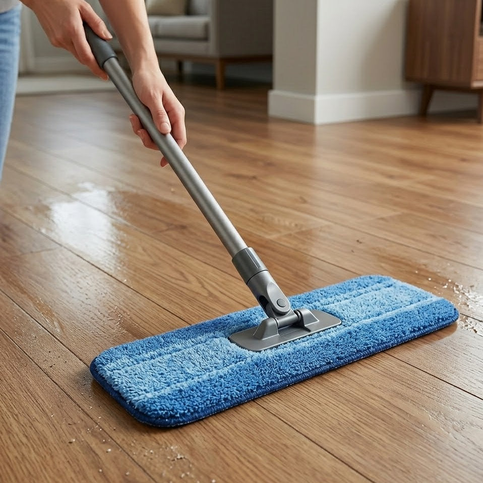 Dylantia Microfiber Mop Refills - Professional Grade Cleaning Pads for All Hardwood, Tile, and Laminate Floors - Heavy Duty, Highly Absorbent, Dry & Wet Use - 3 Pack