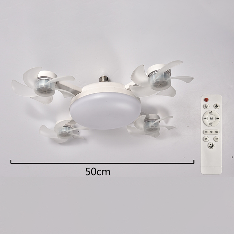 ๐ New ceiling fan light with E27 socket โ 2-in-1 quiet LED fan with remote control, energy-efficient combination of cooling and lighting for the home, in the bedroom