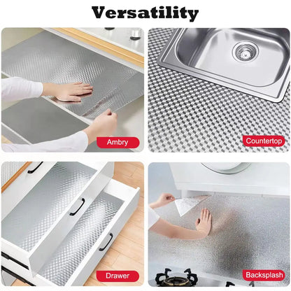 Gaigu®🔥Limited Time 50% Off✨Stainless Steel Kitchen Oil-Proof Adhesive Wallpaper Roll