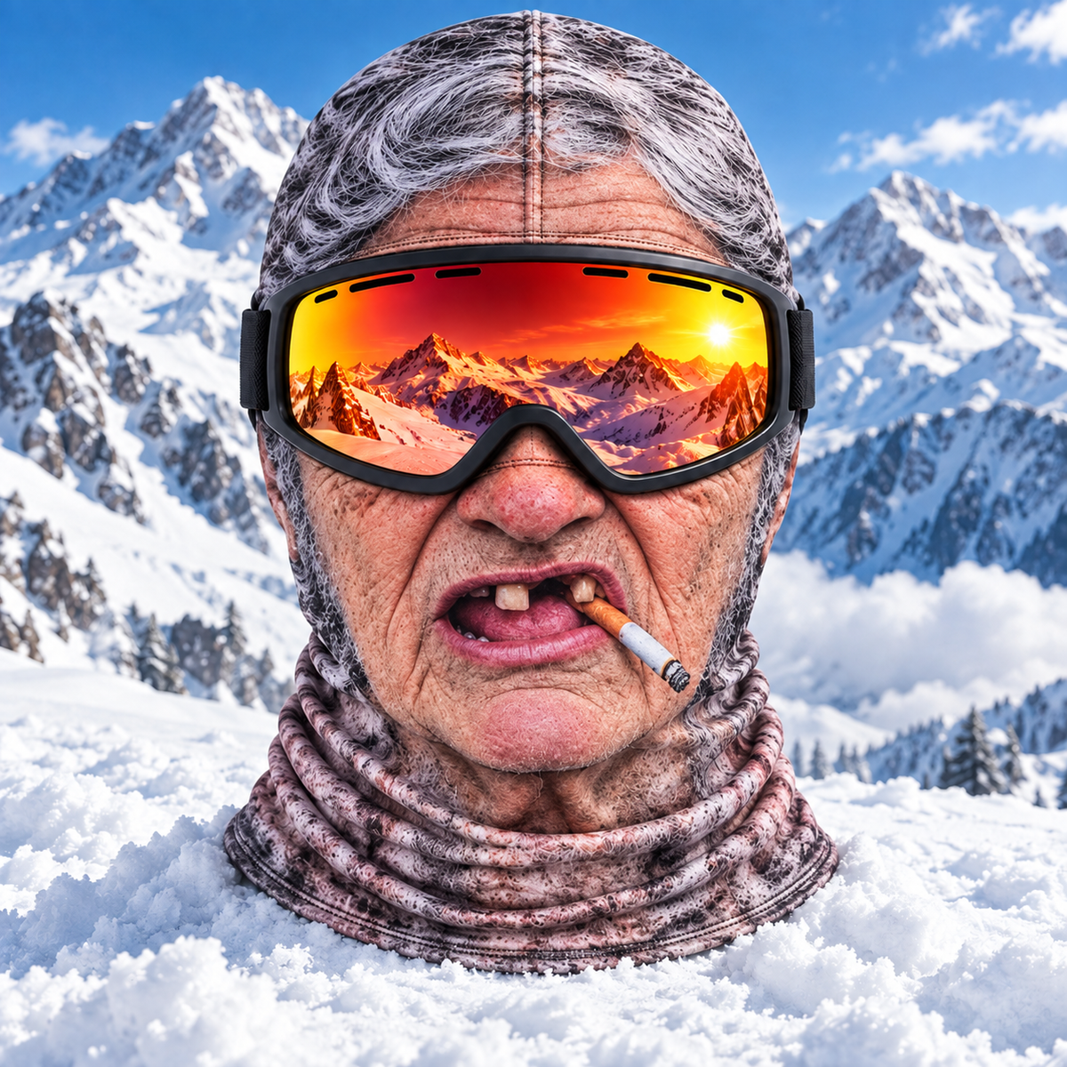 Funny Thermal Balaclava – Warm & Versatile for Everyday Wear, Outdoor Adventures & Skiing