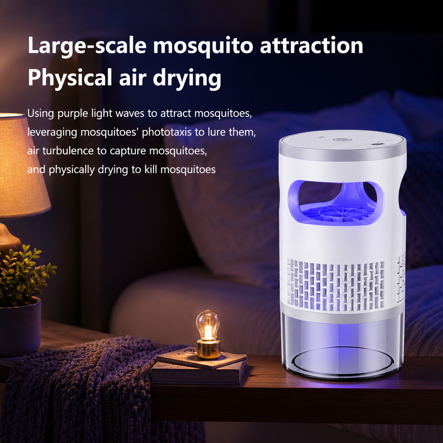 🏆Ultra-Quiet Bionic UV Suction Mosquito Trap🦟