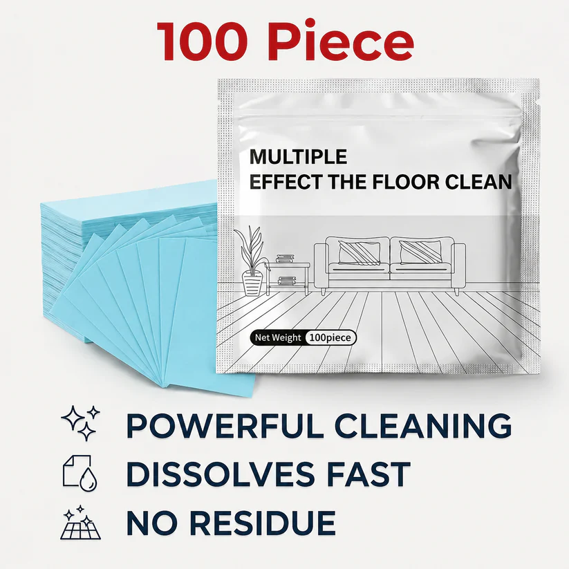 Gaigu®🔥Hot Sale🔥100-Piece Multi-Surface Floor Cleaning Tablets – Antibacterial Deodorizing Cleaner for Hardwood, Tile, Laminate & RV Walls（upsell）