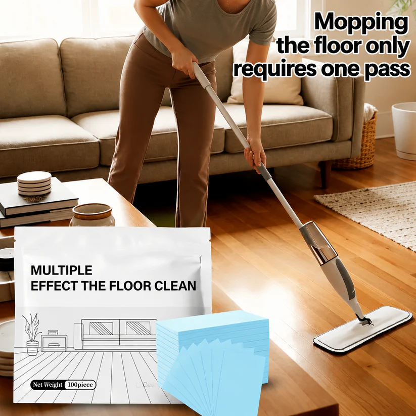 Gaigu®🔥Hot Sale🔥100-Piece Multi-Surface Floor Cleaning Tablets – Antibacterial Deodorizing Cleaner for Hardwood, Tile, Laminate & RV Walls（upsell）