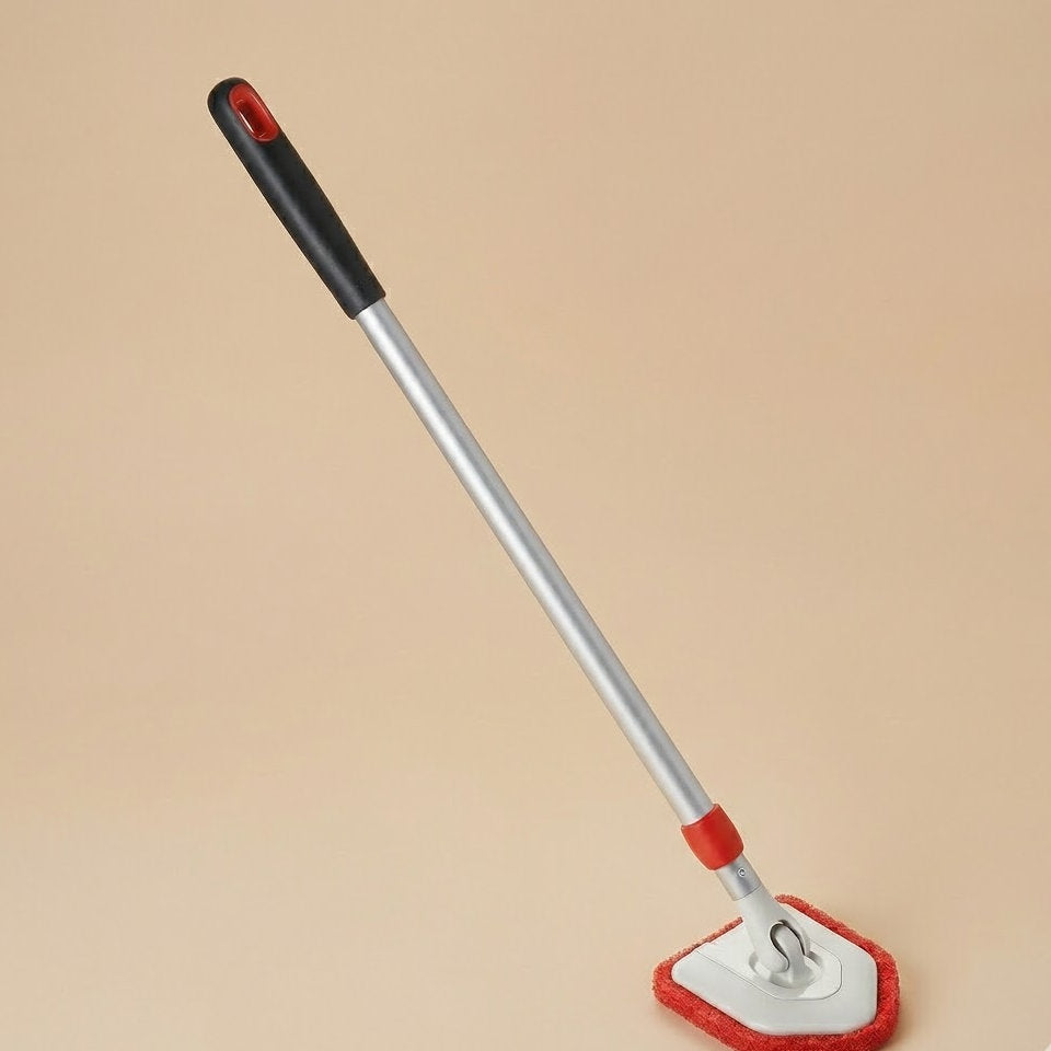 Dylantia Extendable Tub and Tile Scrubber with Long Handle - 2-in-1 Versatile Cleaning Brush for Shower, Bathroom, and Hard-to-Reach Corners