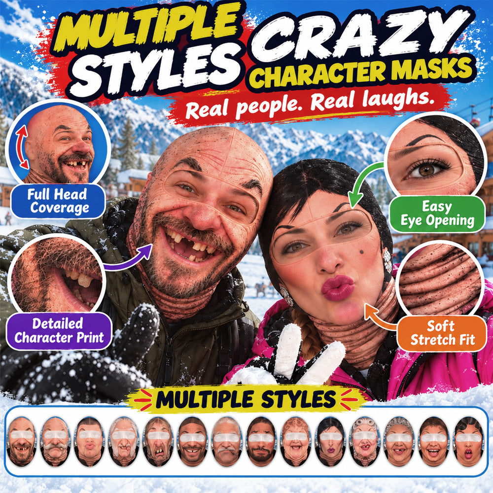 Funny Thermal Balaclava – Warm & Versatile for Everyday Wear, Outdoor Adventures & Skiing