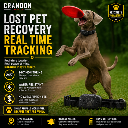 WYVCK® Never Wonder™ Pet GPS Tracker Collar