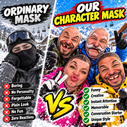 Funny Thermal Balaclava – Warm & Versatile for Everyday Wear, Outdoor Adventures & Skiing