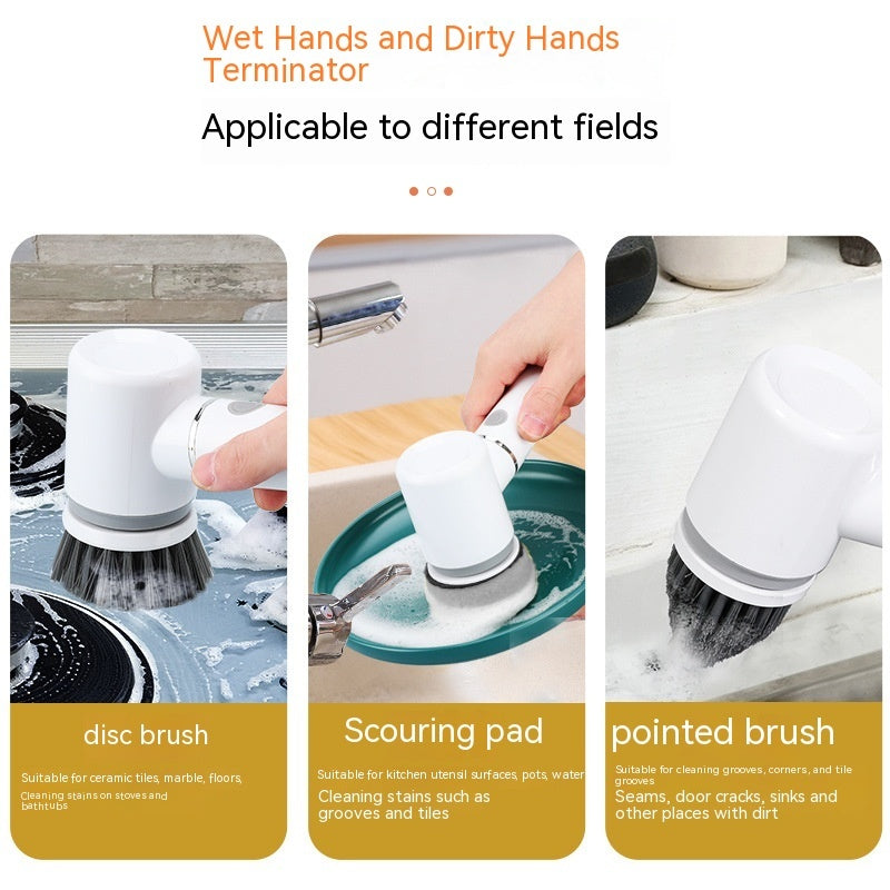 Smart Electric Cleaning Brush for Kitchen, Sink & Bathroom Surfaces（upselll）
