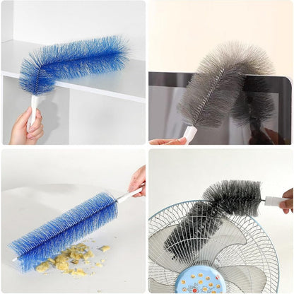 BVJ®Bendable Fan Cleaning Brush – Reusable Microfiber Duster for Fans&Curtain