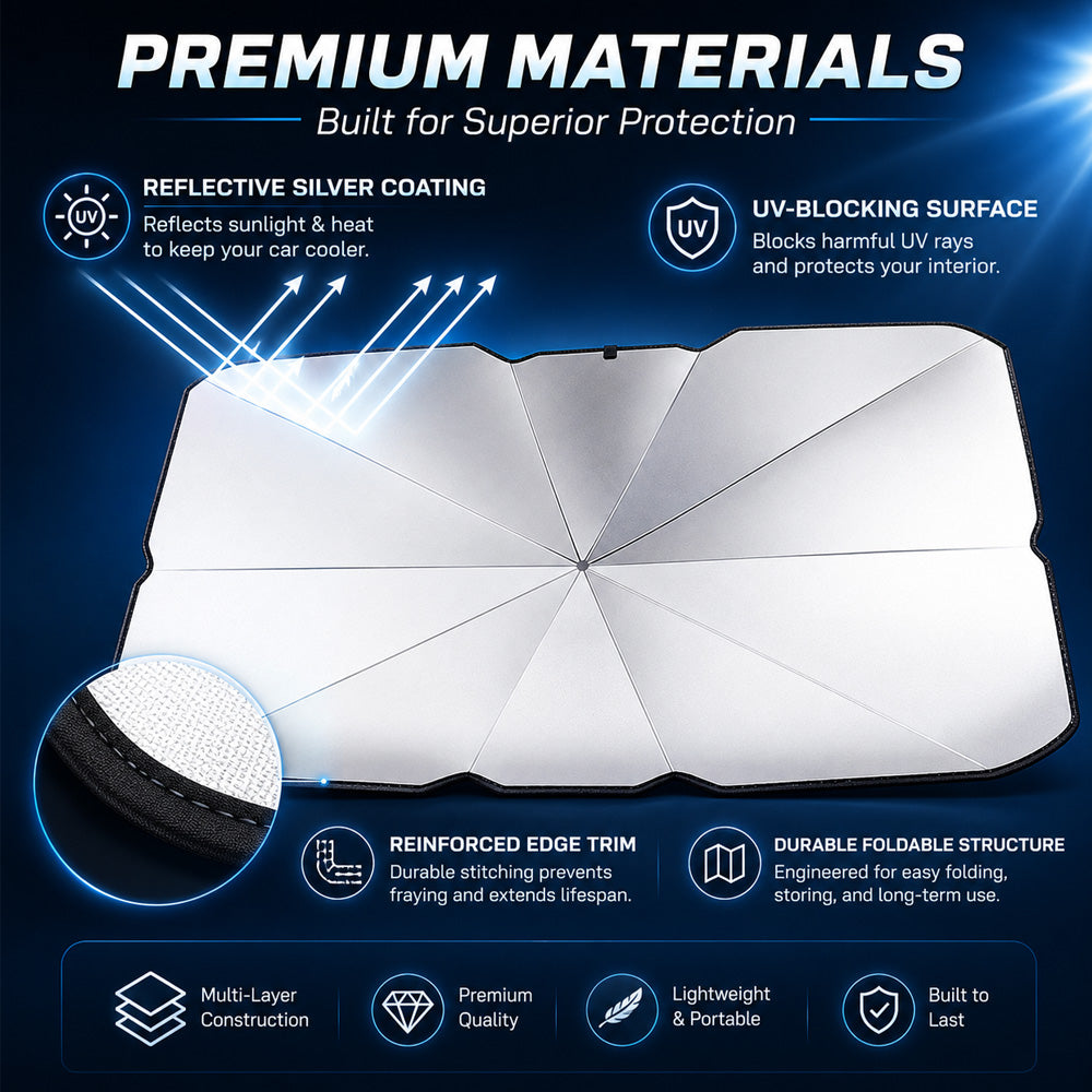🌈 Foldable Car Sunshade for the Windshield
