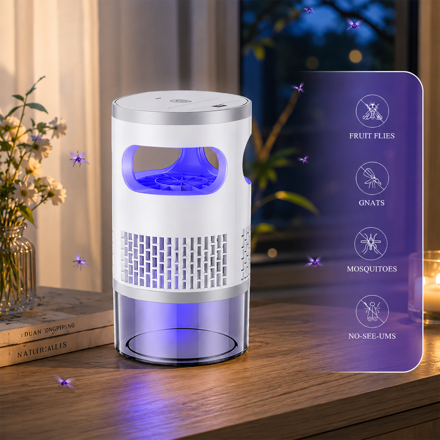 🏆Ultra-Quiet Bionic UV Suction Mosquito Trap🦟