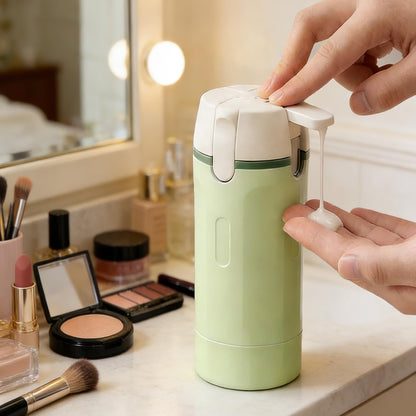 4 in 1 Travel Pump Dispenser Bottle, 30ml, 4 Pack Leakproof Pump Containers with Measuring Scale and Label Stickers（upsell）