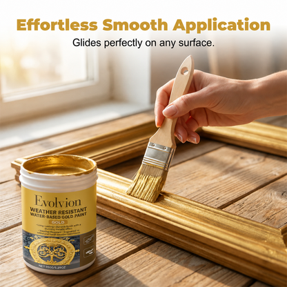 Weather Resistant Water-Based Gold Paint（upsell）