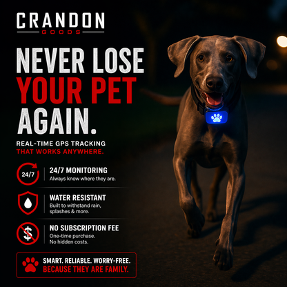 WYVCK® Never Wonder™ Pet GPS Tracker Collar