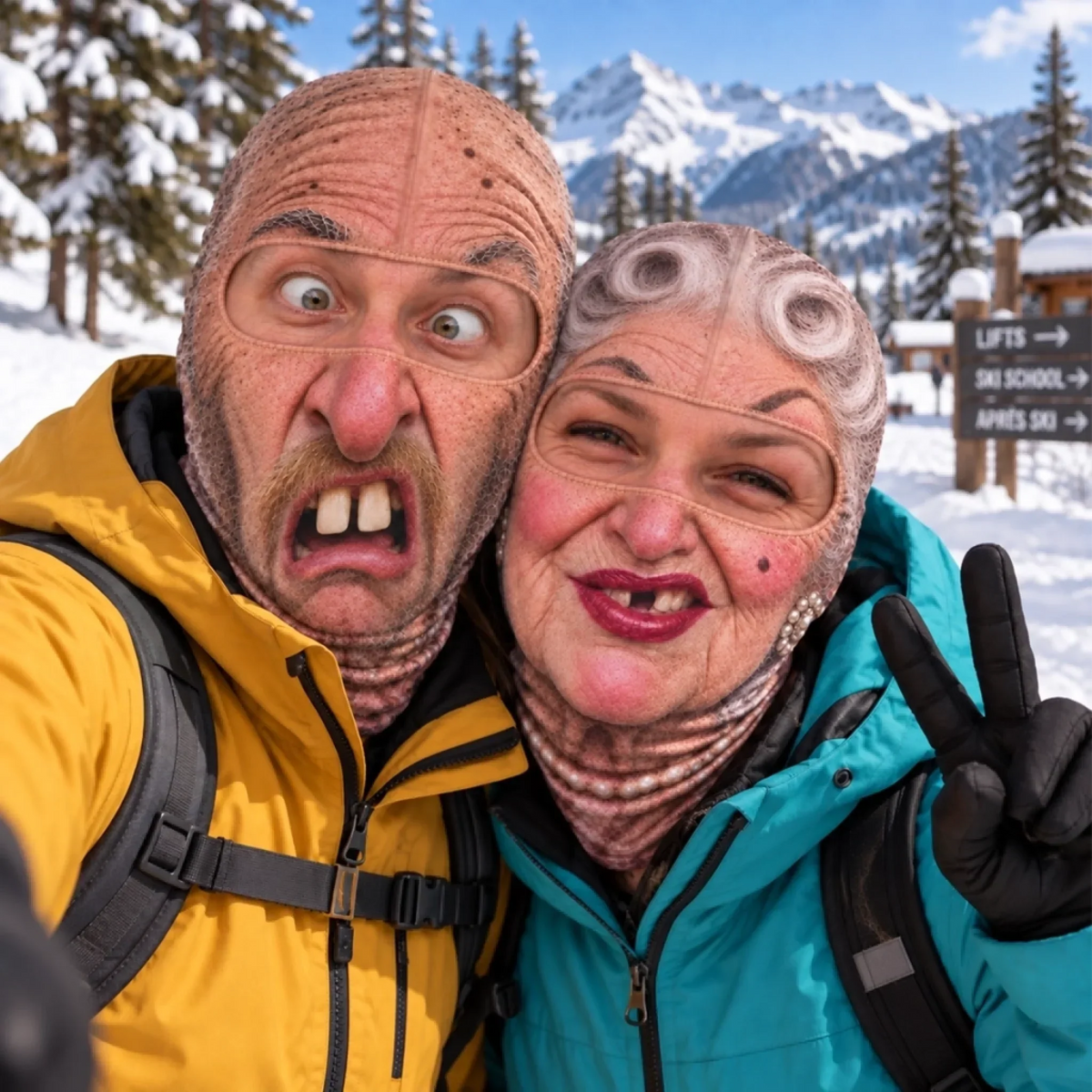 Funny Thermal Balaclava – Warm & Versatile for Everyday Wear, Outdoor Adventures & Skiing