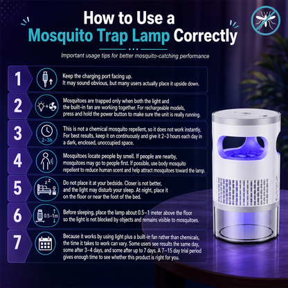 🏆Ultra-Quiet Bionic UV Suction Mosquito Trap🦟