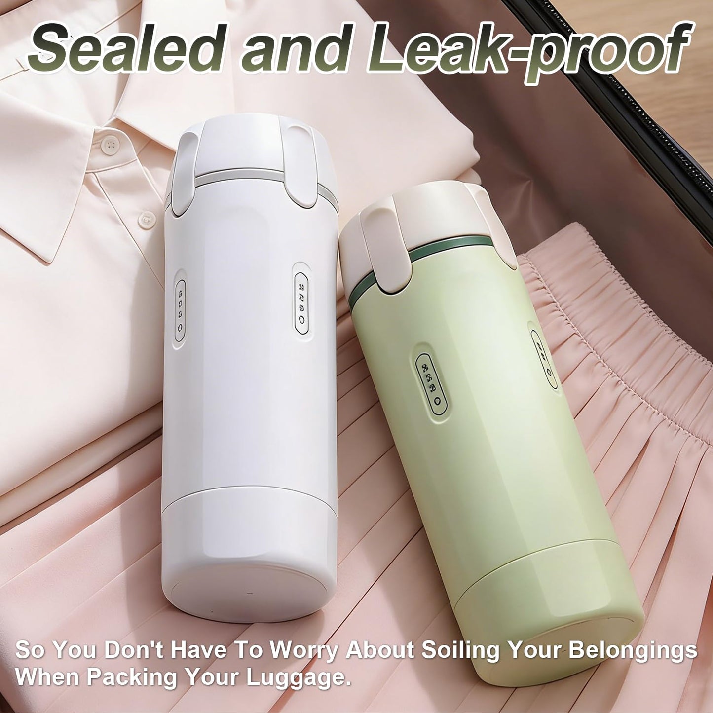 4 in 1 Travel Pump Dispenser Bottle, 30ml, 4 Pack Leakproof Pump Containers with Measuring Scale and Label Stickers（upsell）