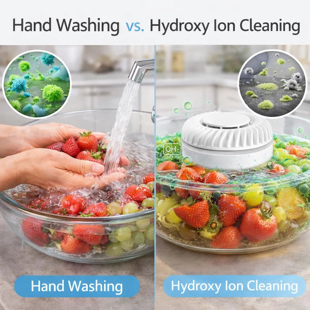 Remifa® 🥬 Fruit & Vegetable Washer – Removes Pesticides & Bacteria, No Chemicals Needed