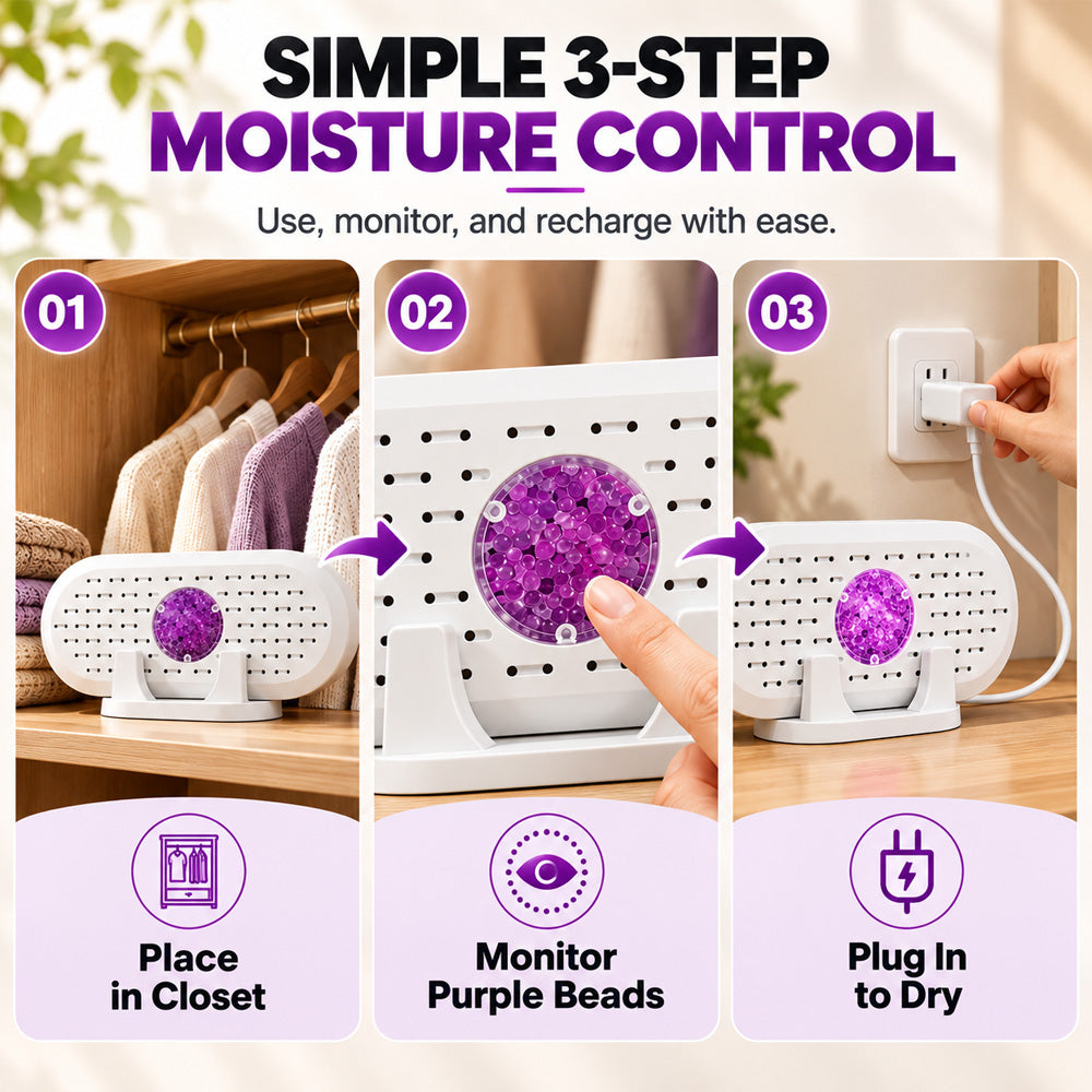 UPSELL-⏳🔥LIMITED-TIME 50% OFF! ⏰Mini Reusable Household Dehumidifier.