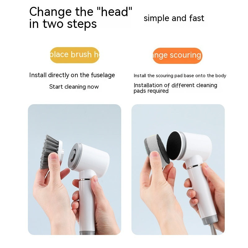 Smart Electric Cleaning Brush for Kitchen, Sink & Bathroom Surfaces（upselll）