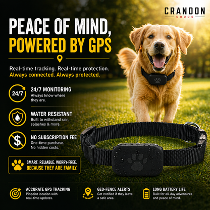 WYVCK® Never Wonder™ Pet GPS Tracker Collar