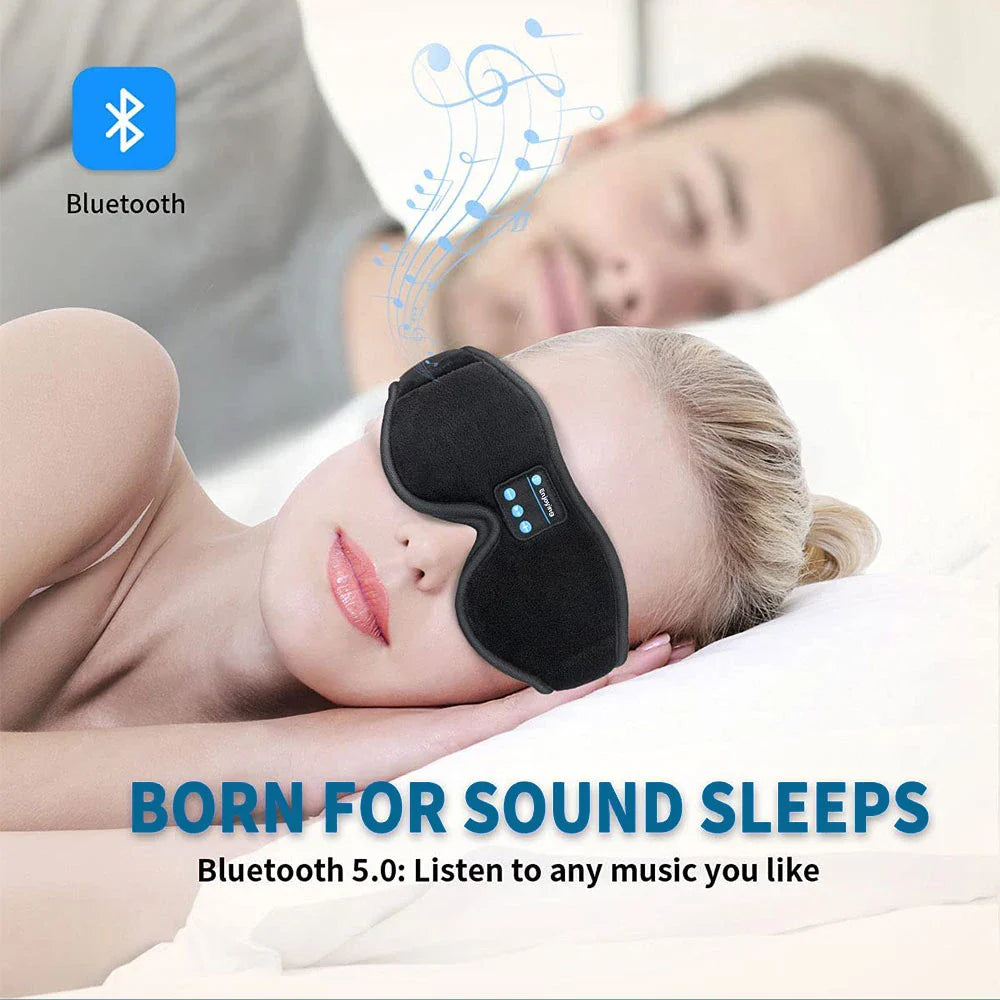 Bluetooth Sleep Mask with Headphones – 3D Eye Mask for Travel & Better Sleep (Upsell)