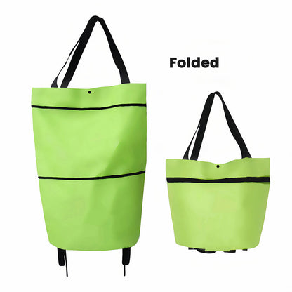 GROCERY SHOPPING BAG WITH WHEELS