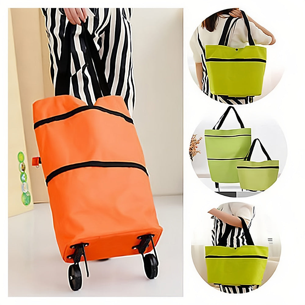 GROCERY SHOPPING BAG WITH WHEELS