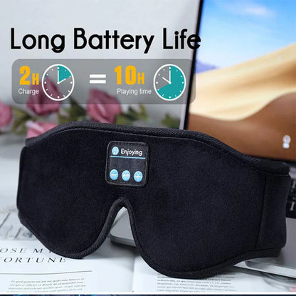 Bluetooth Sleep Mask with Headphones – 3D Eye Mask for Travel & Better Sleep (Upsell)