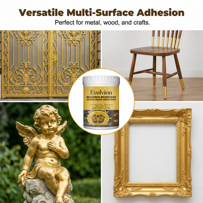Weather Resistant Water-Based Gold Paint（upsell）