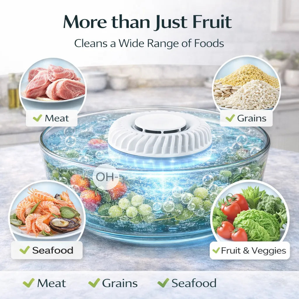 Remifa® 🥬 Fruit & Vegetable Washer – Removes Pesticides & Bacteria, No Chemicals Needed