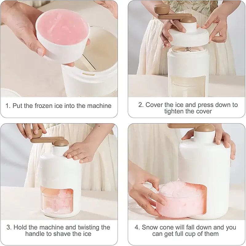 Loot Phoot Multipurpose Portable Manual Ice Crusher & Shaver