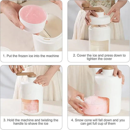 Loot Phoot Multipurpose Portable Manual Ice Crusher & Shaver