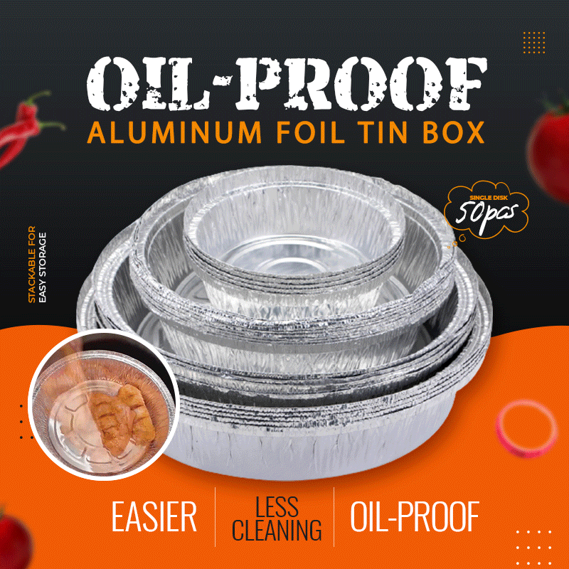 BVJ®🔥Hot Sale - 49% OFF🔥Oil-Proof Aluminum Foil Tin Box (upsell)