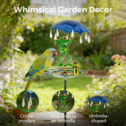🐸Metal Frog-Shaped Bird Feeder Stake upsell