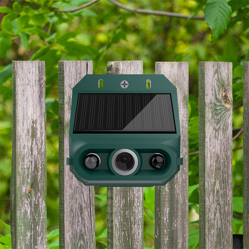 💞50K+ SOLD!🌳🔊 50% OFF! Solar Powered Animal Repeller – Ultrasonic + flashing light. Weatherproof, 24/7 protection. Keep pests away naturally. 🏡💚（upsell）