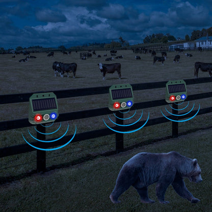 💞50K+ SOLD!🌳🔊 50% OFF! Solar Powered Animal Repeller – Ultrasonic + flashing light. Weatherproof, 24/7 protection. Keep pests away naturally. 🏡💚（upsell）