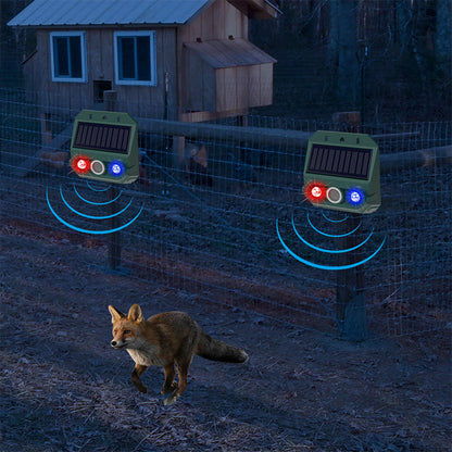 💞50K+ SOLD!🌳🔊 50% OFF! Solar Powered Animal Repeller – Ultrasonic + flashing light. Weatherproof, 24/7 protection. Keep pests away naturally. 🏡💚（upsell）