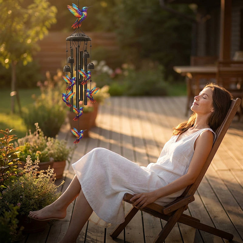Gaigu®🎵 LIMITED-TIME 50% OFF! 💥 Vintage Metal Memorial Wind Chimes – Soothing Melody, Rust-Resistant Aluminum, Retro Design ✨