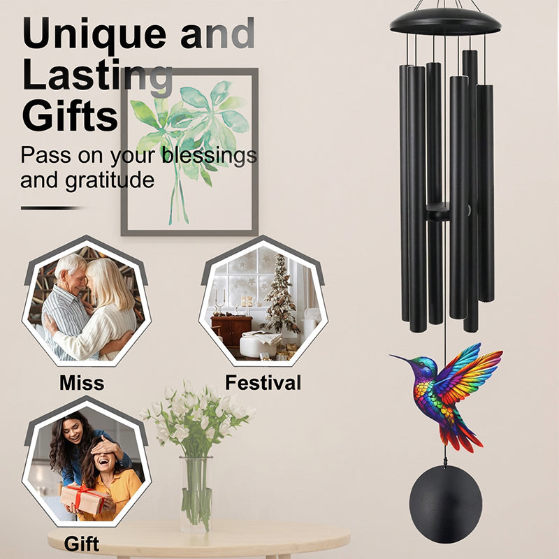 Gaigu®🎵 LIMITED-TIME 50% OFF! 💥 Vintage Metal Memorial Wind Chimes – Soothing Melody, Rust-Resistant Aluminum, Retro Design ✨