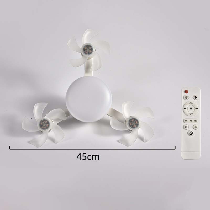 🌀 New ceiling fan light with E27 socket – 2-in-1 quiet LED fan with remote control, energy-efficient combination of cooling and lighting for the home, in the bedroom